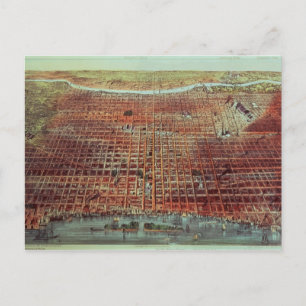 General View of Philadelphia, 1875 Postkarte