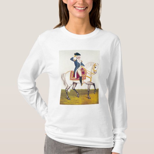 General Washington auf einem weißen Ladegerät, T-Shirt (Vorderseite)