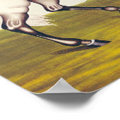 General Washington auf einer weißen Ladung, c.1835 Poster (Ecke)