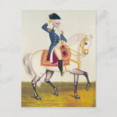 General Washington auf einer weißen Ladung, c.1835 Postkarte (Vorderseite)