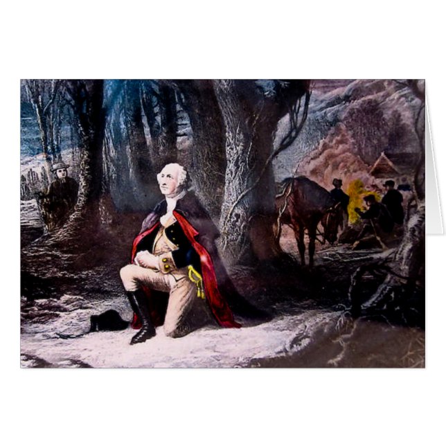 General Washington, das an der Tal-Schmiede, PA (Vorderseite (Horizontal))
