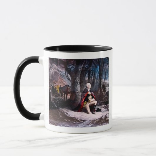 General Washington, das an der Tal-Schmiede, PA Tasse (Links)
