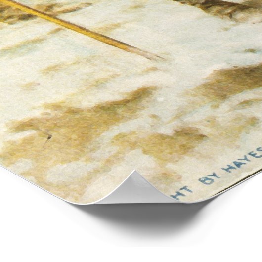 General Washington inspiziert die gefangenen Farbe Poster (Ecke)