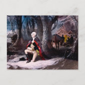 General Washington Praing at Valley Forge, PA Postkarte (Vorderseite)