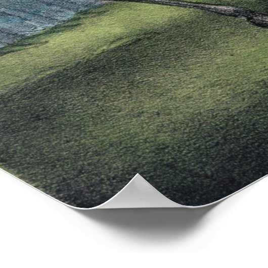 General William H. Harrison  at the Battle Poster (Ecke)