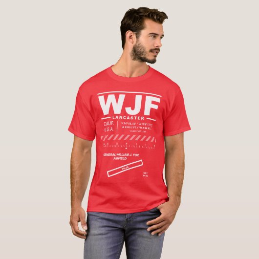 General William J. Fox Airfield WJF T - Shirt (Vorne ganz)