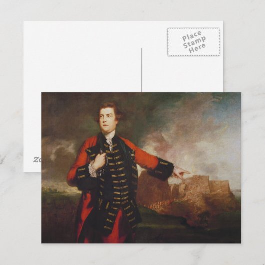 General William Keppel Postkarte (Vorne/Hinten)