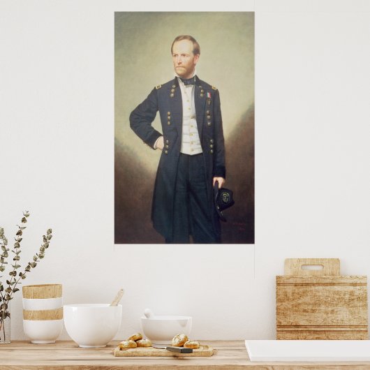 General William Sherman 1866 Poster (Küche)
