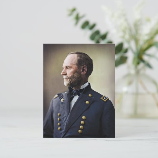 General William Sherman Postkarte (Stehend Vorderseite)