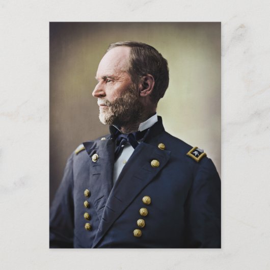General William Sherman Postkarte (Vorderseite)