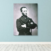 General William T. Sherman (1820-91) (b/w Foto) Leinwanddruck (Insitu (Holzboden))