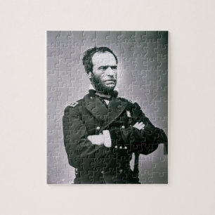 General William T. Sherman (1820-91) (b/w Foto) Puzzle