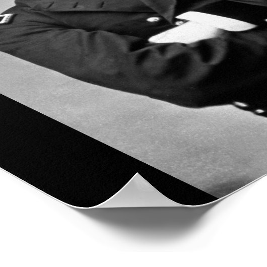 General William Tecumseh Sherman, 1865. Poster (Ecke)