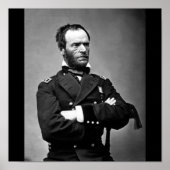General William Tecumseh Sherman, 1865. Poster (Vorne)