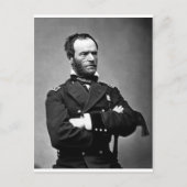 General William Tecumseh Sherman, 1865. Postkarte (Vorderseite)