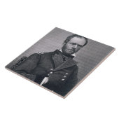 General William Tecumseh Sherman, graviert nach a Fliese (Seite)