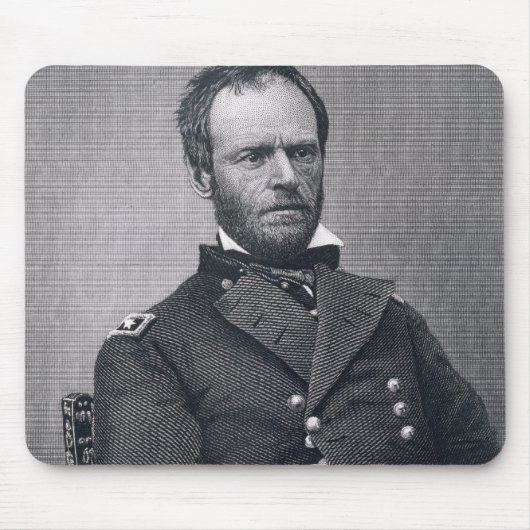 General William Tecumseh Sherman, graviert nach a Mousepad (Vorne)