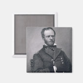 General William Tecumseh Sherman, graviert nach Magnet (Vorderseite/Rückseite)