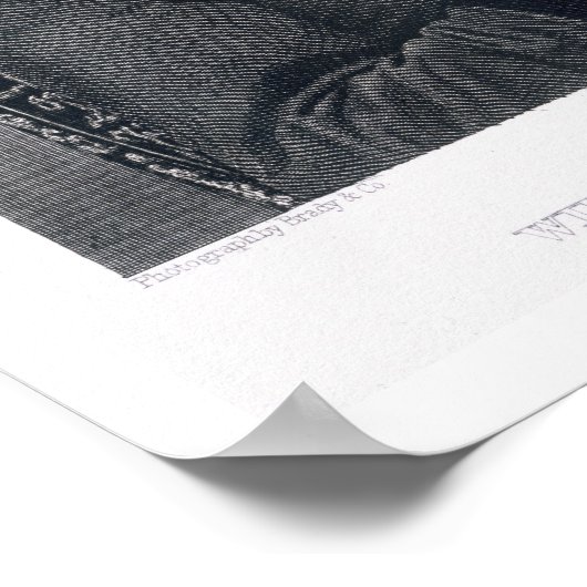 General William Tecumseh Sherman, graviert nach Poster (Ecke)