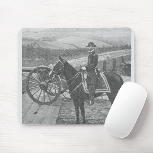 General William Tecumseh Sherman in Atlanta Mousepad (Mit Mouse)