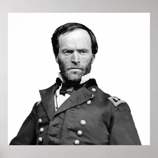 General William Tecumseh Sherman Poster (Vorne)
