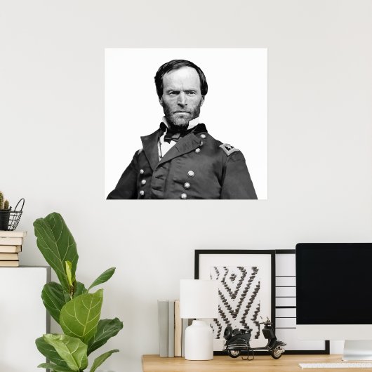 General William Tecumseh Sherman Poster (Heimbüro)