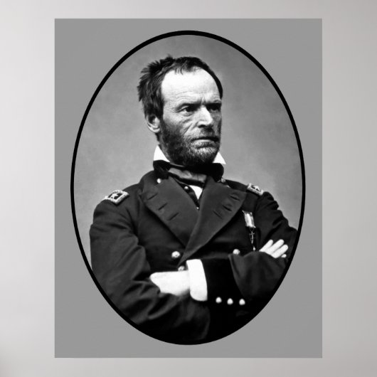 General William Tecumseh Sherman Poster (Vorne)