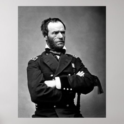 General William Tecumseh Sherman Poster (Vorne)