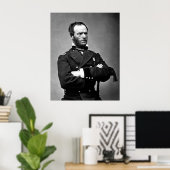 General William Tecumseh Sherman Poster (Heimbüro)