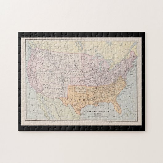 General Winfield Scotts Anaconda-Plan von 1861, Puzzle (Horizontal)