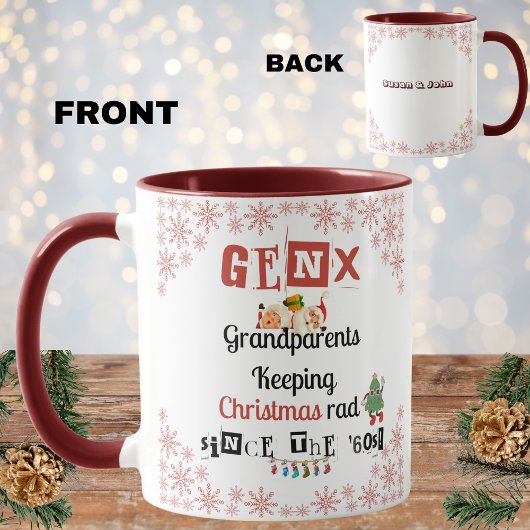 General X Großeltern, die Xmas krass seit dem "60e Tasse