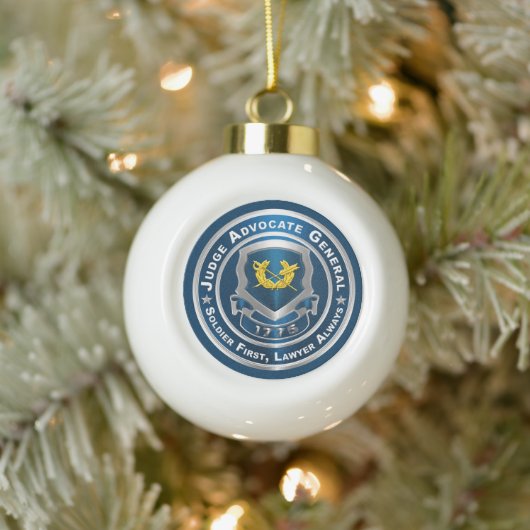 Generalanwalt JAG Keramik Kugel-Ornament (Baum)