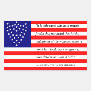 Generalaufkleber für die Schlachtflagge (Rechteck Rechteckiger Aufkleber