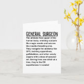 Generalchirurg Karte (Gelbe Blume)