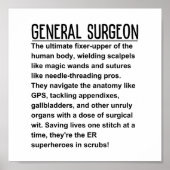 Generalchirurg Poster (Vorne)