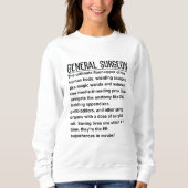 Generalchirurg Sweatshirt (Vorderseite)