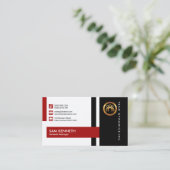 Generaldirektor moderner stilvoller einwandfreier visitenkarte (Stehend Vorderseite)