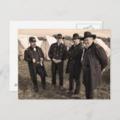 Generäle der Gewerkschaft der Postkarte des Zivile (Vorne/Hinten)