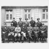 GENERÄLE DES ZWEITEN WELTKRIEGES FLEECEDECKE (Vorderseite (Horizontal))