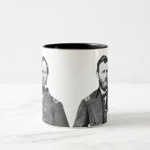 Generäle Sherman und Grant Zweifarbige Tasse (Mittel)