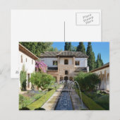 Generalife Postcard Postkarte (Vorne/Hinten)