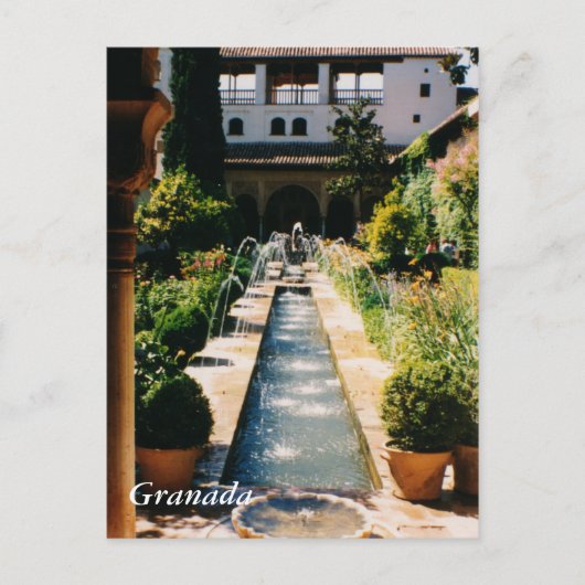 Generalife Postkarte (Vorderseite)
