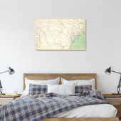 Generalkarte IX Leinwanddruck (Insitu (Schlafzimmer))