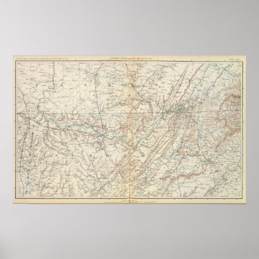 Generalkarte XIV Poster (Vorne)