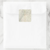 Generalkarte XX Quadratischer Aufkleber (Tasche)