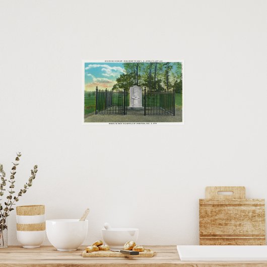 Generalleutnant Benedict Arnold's Links Bigmonumen Poster (Küche)