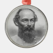 Generalleutnant Edmund Kirby Smith Ornament Aus Metall (Vorne)