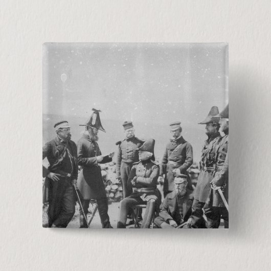 Generalleutnant-Sir George Brown G.C.B Button (Vorderseite)
