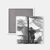 Generalleutnant Ulysses S. Grant Magnet (Vorderseite/Rückseite)