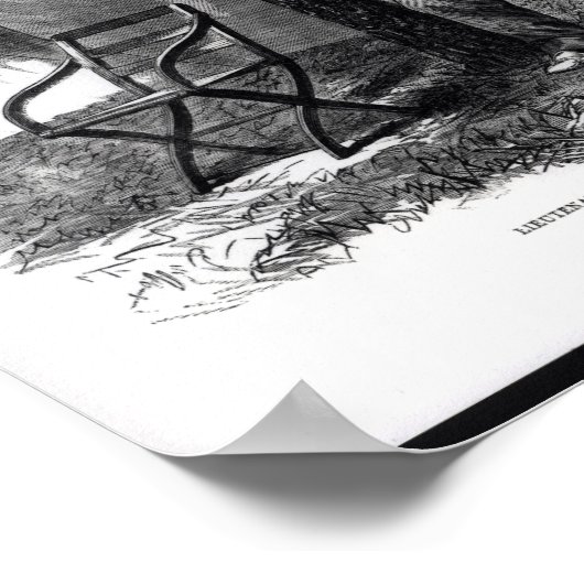 Generalleutnant Ulysses S. Grant Poster (Ecke)